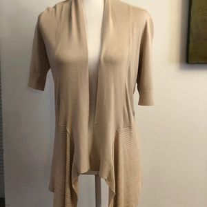 Nwt short sleeve knit drapery cover-up
